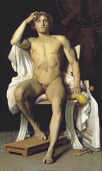 Leon Benouville The Wrath of Achilles oil painting image